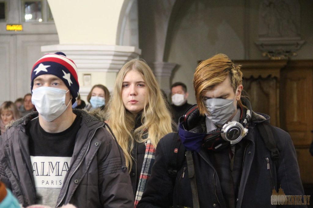 Малітва за Беларусь адбылася ў пабрыгіцкім касцёле ў Гродне