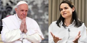 Svjatlana Tsichanouskaja Brief an Papst Franziskus