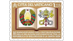 Ватыкан выпусціць марку да 30-годдзя дыпадносін з Беларуссю