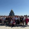 Юные паломники из Волковыска посетили скандальный храм Вооруженных Сил РФ