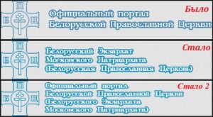 В БПЦ «исправились» ещё раз — принадлежность к Московскому патриархату взяли в скобки