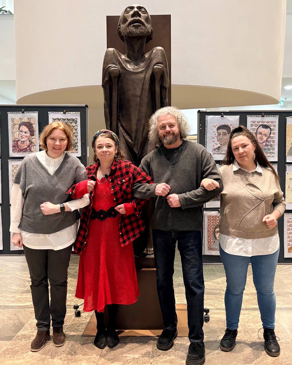 У Берліне адкрыўся «Беларускі Мартыралог» Ксішы Ангелавай