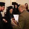Ціханоўская перадала ліст патрыярху Варфаламею падчас яго візіту ў Вільню