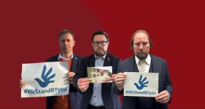 У двух вернікаў-палітвязняў з’явіліся «хросныя» ў нямецкім парламенце